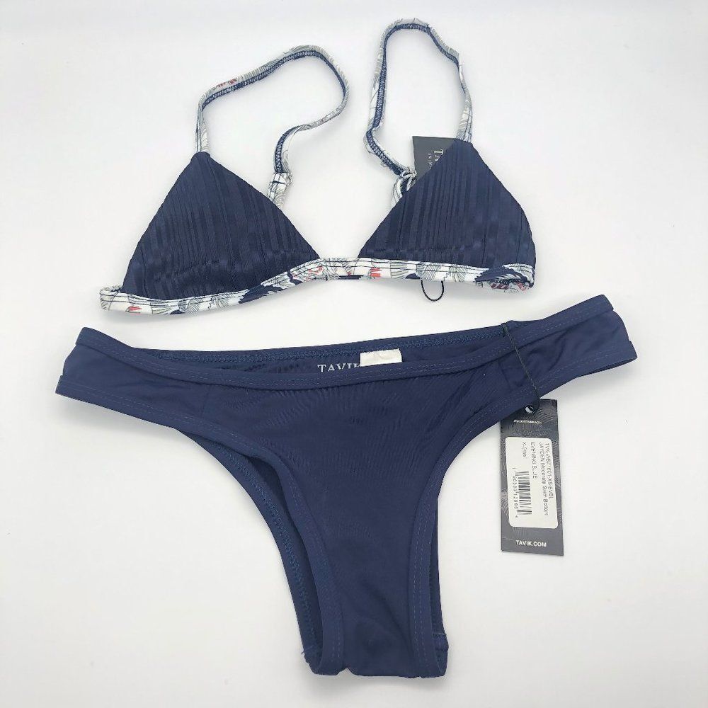 New Tavik Navy Blue Bikini - Size XS
